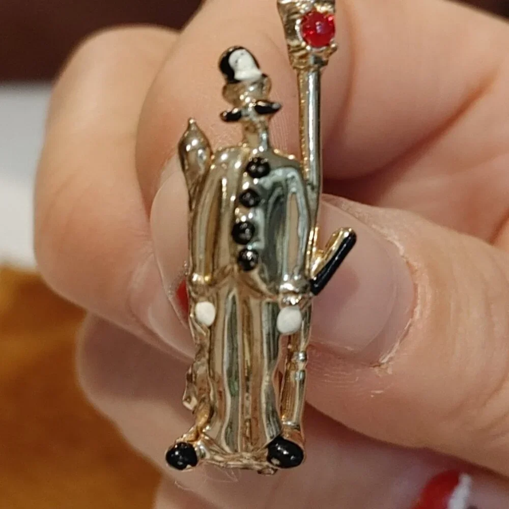 Vintage Figural Brooch British Police Officer Bobby